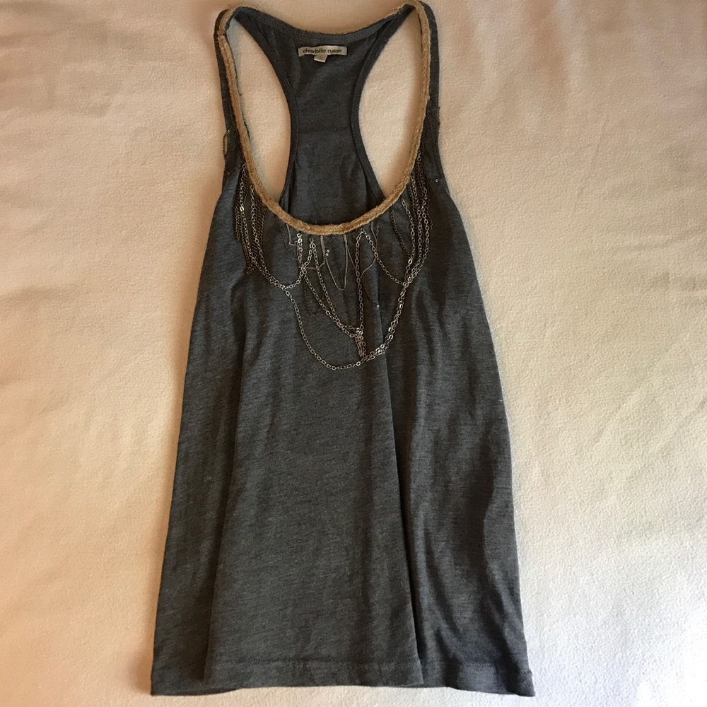 CHAIN RACERBACK TANK